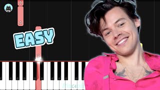 Harry Styles - "Watermelon Sugar" - EASY Piano Tutorial & Sheet Music