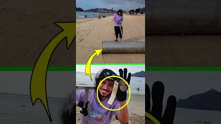 Video experience searching for gold at the seashore, Part 3