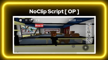 NoClip Script [ OP ] | Work In All Games | Roblox Brookhaven