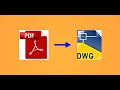 PDF TO DWG CONVERSION WITH ACTUAL SCALE IN AUTOCAD | AUTOCAD PDF TO DWG  |  CIVIL ENGINEERING ONLINE