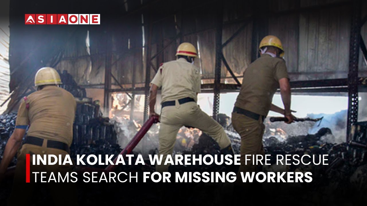 India Kolkata Warehouse Fire, Rescue Teams Search For Missing Workers | Asia One News