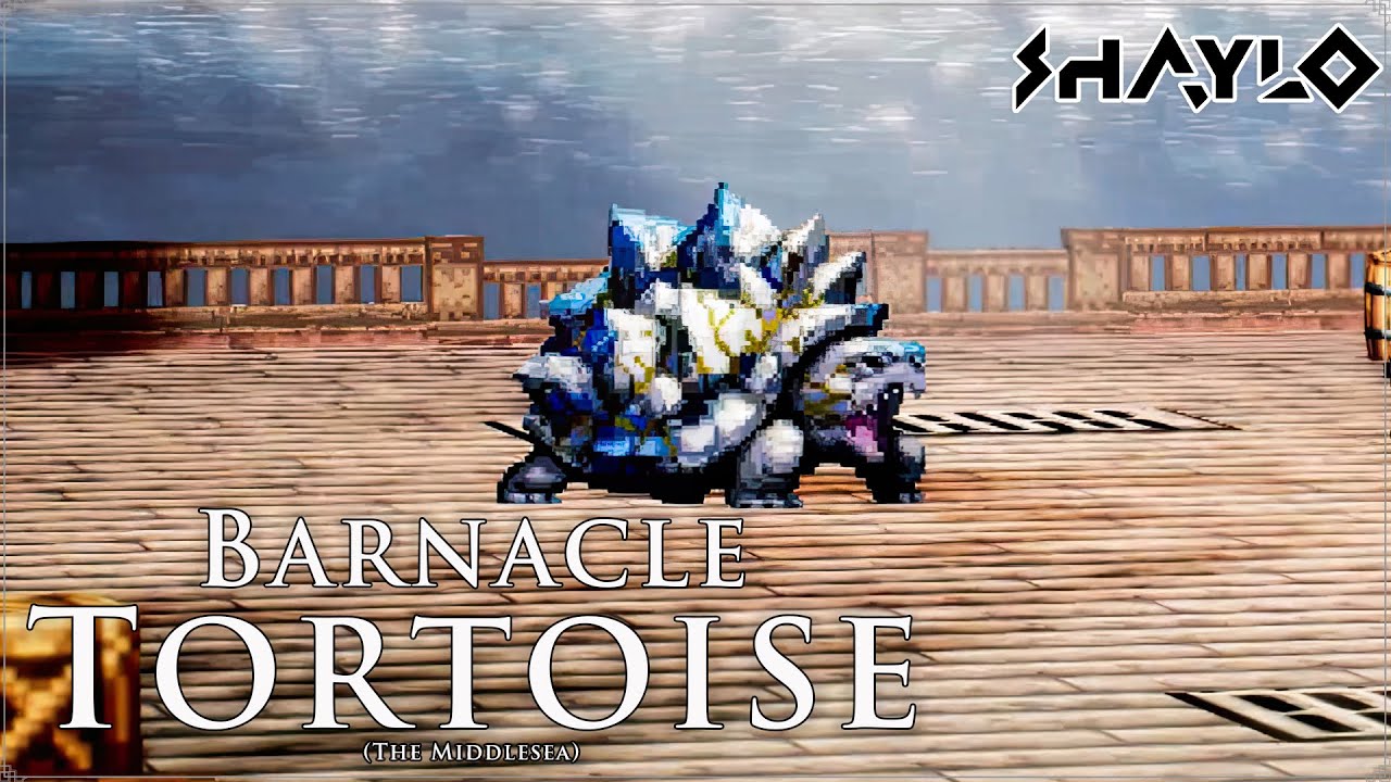 Barnacle Tortoise Menacing Barnacle Tortoise (Elite) | The Middlesea | Octopath Traveler ...