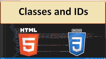 HTML5 and CSS3: 21  - Classes and IDs