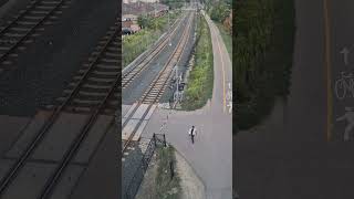 The ION University Rail Crossing #trending #subwaytrain #vlog #ION #RapidTransit #Waterloo