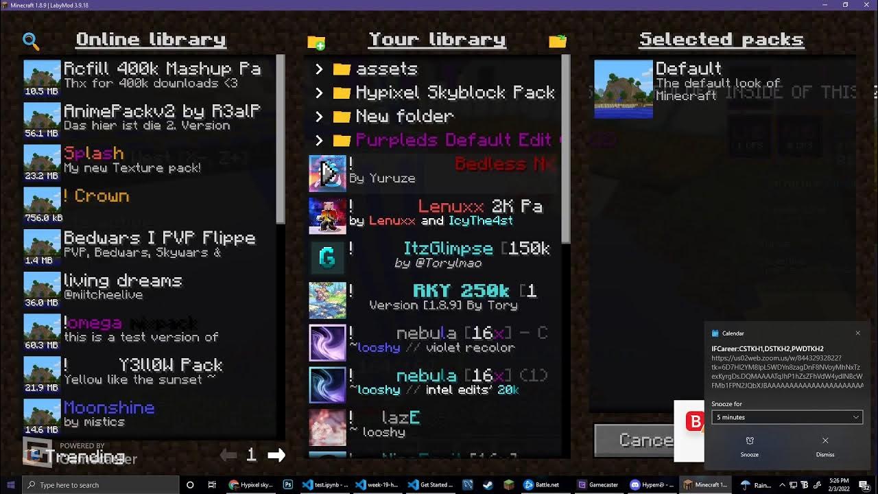 Hypixel skyblock building new storage system YouTube