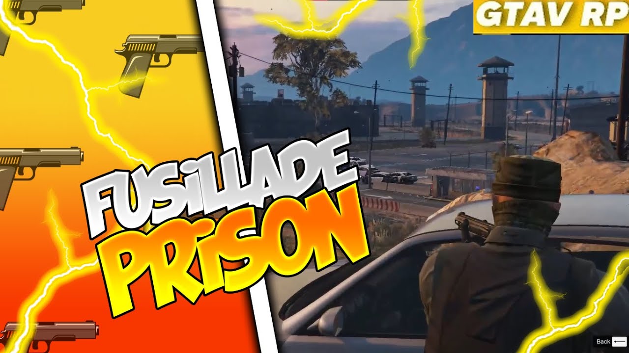 FUSILLADE DEVANT LA PRISON, DOUBLE 0 PISSE POUR ÉTEINDRE LE FEU MDR ! GTAV RP FLASHLAND