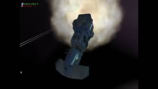 Homeworld Cataclysm - 5 Ramming frigates vs 10 ACVs