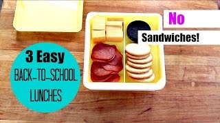 Back To School Lunches! | Amiyrah from Millennial Moms