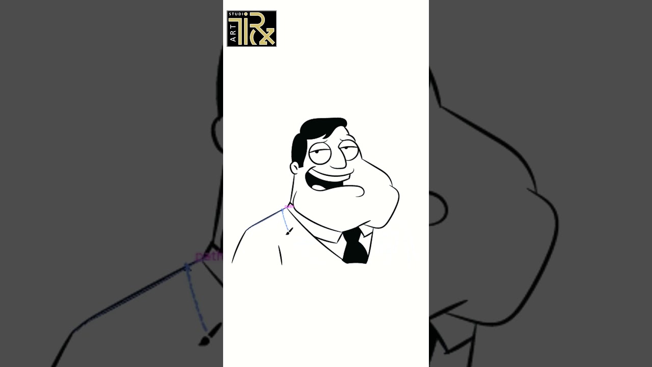 DA 543e how to draw stan (american dad)