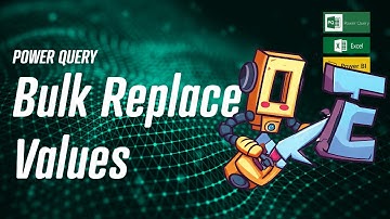 Power Query - Bulk Replace Values in One Step 🔄📊