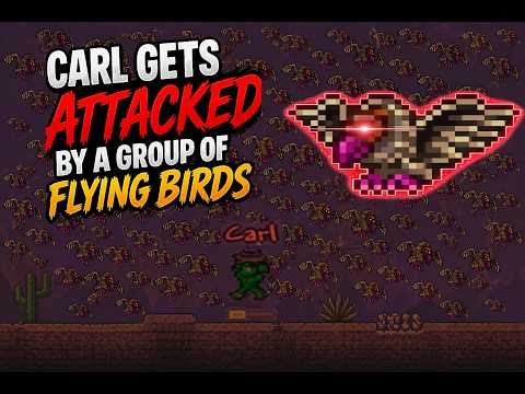Carl gets ATTACKED by a group of flying birds