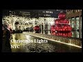 A walk to Rockefeller 2017 || New York Christmas Lights || Saks fifth Avenue Lightshow