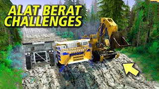 NEKAT!!! ALAT BERAT INI TEST OFFROAD SIAPA YANG PALING TANGGUH? - SPINTIRES MUDDRUNER EXE