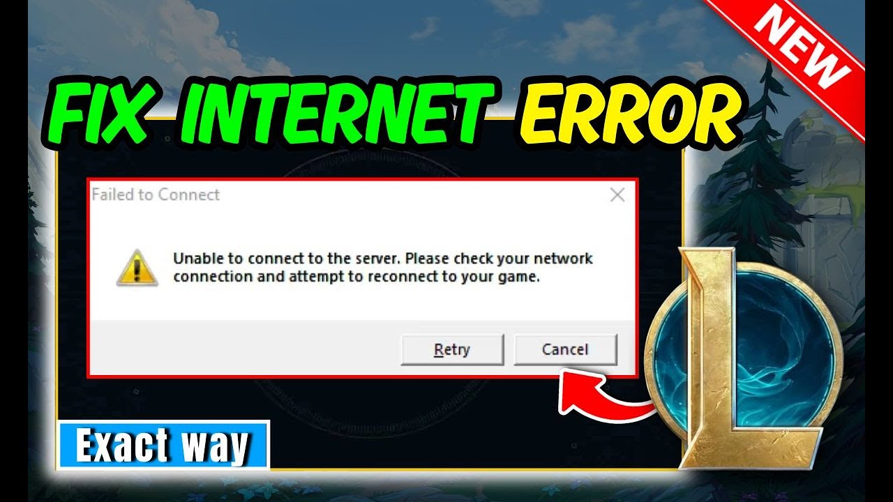 How To Fix Failed To Connect In League Of Legends (Solved) - YouTube
