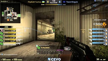 Team Kinguin vs. FlipSid3 Tactics - Game 1 (CEVO-P Placement Tournament CS:GO Season 8)
