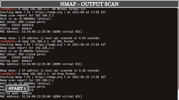 Nmap - Output Format [ Normal , XML , Grep ] | Part 1 | [ தமிழில் ]