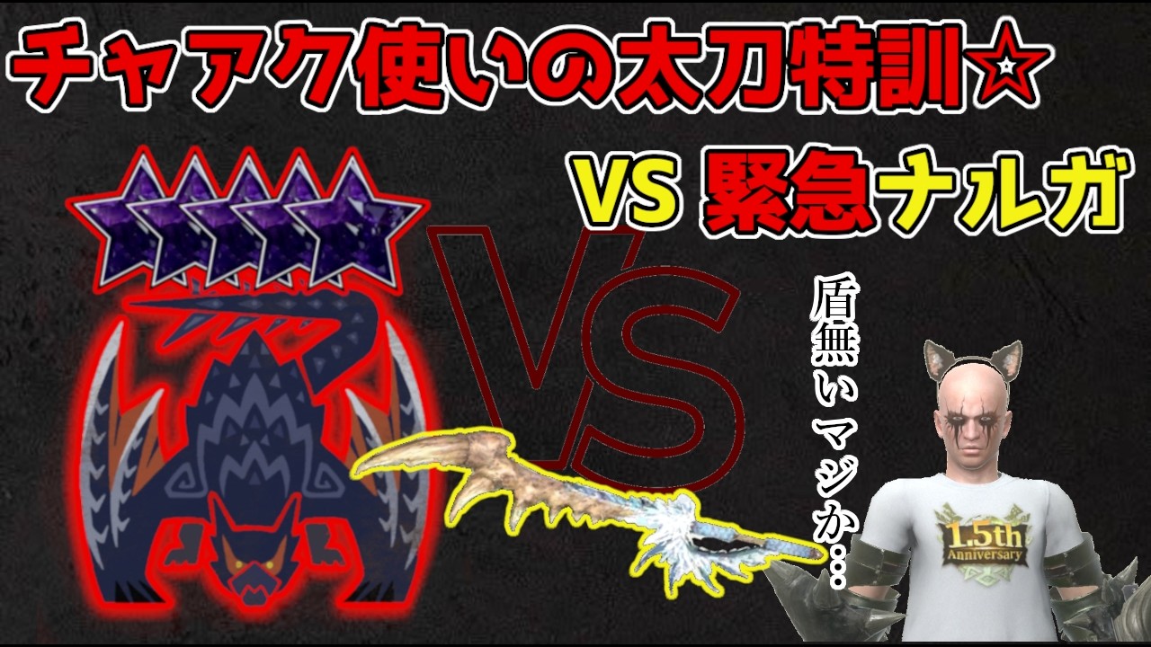 【モンハンNow】緊急☆10ナルガクルガ | 太刀特訓 | 雷境地・疾雷 | ☆10Nargacuga | Advanced Thunder Attack | Kirin Flashstorm |