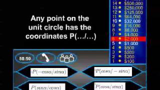 Who wants to be a millionaire - math game