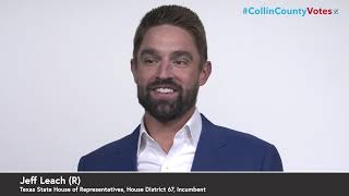 Jeff Leach (R) for Texas State House of Representatives, House District 67, Incumbent