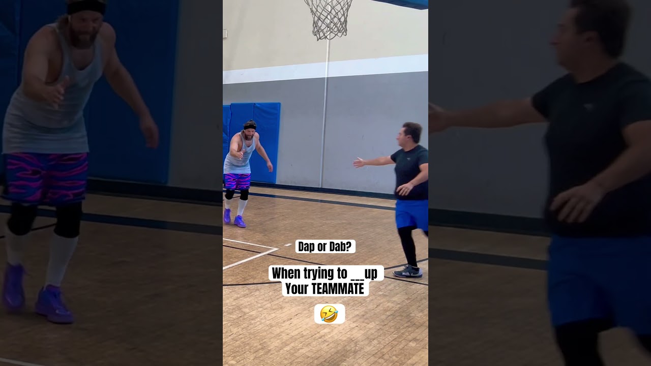 When trying to dab or dap up your teammate GONE wrong 😂🫸