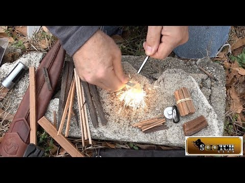 Ultra Light Fire Kit & Canvas Tinder Bag