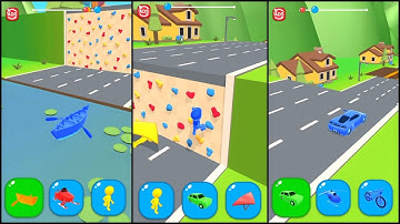 Shape-Shifting All Levels Gameplay (iOS/Android) Walkthrough Level 70-75 @Horseflygaming