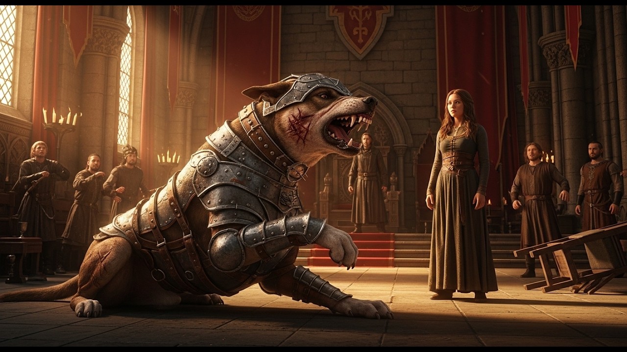 The Alpha King’s Battle Hound Snarled at the Court — Then Lay Down at Her Feet