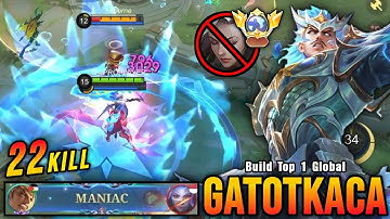 22 Kills + MANIAC!! Gatotkaca VS Top Global Benedetta!! - Build Top 1 Global Gatotkaca ~ MLBB