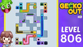 Gecko Out Level 806 Solution Walkthrough