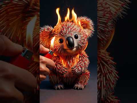 🐨 #viral #koala #animation #trending  #shorts #youtubeshorts #matchstick #ai