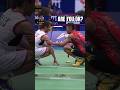 Great Sportsmanship in Badminton