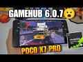AGORA SIM! NOVO GAMEHUB V6.0.7 ESTÁ MUITO MELHOR TESTE GTA 5 NO POCO X7 PRO