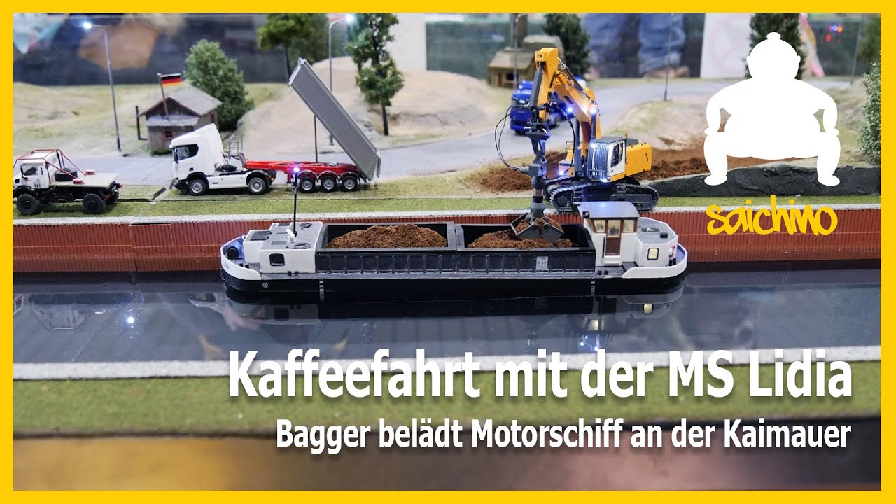 Schüttgutfrachter in Sulzbach-Rosenberg | RC 1:87 HO | Mikromodell