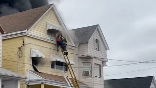 Firefighters Rescue Man From House Fire In New Jersey