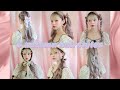 6 adorable autumn hairstyles that make you go 🥺💓💖💞 + how to create hair bows in 5 minutes!