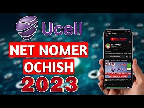 UCELL NET NOMER OCHISH 2023   MAXFIY RAQAMNI ANIQLASH