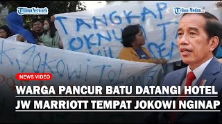 Warga Pancur Batu Datangi Hotel Tempat Jokowi Nginap, Minta Tersangka Kasus Senpi Ilegal Dibebaskan