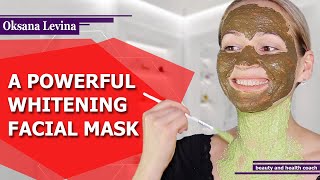 A powerful whitening facial mask. FACE REJUVENATION from available products