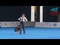 Fci dog dance world championship 2016 heelwork to music final  butrimovatamila and illai russia