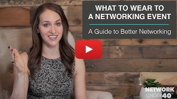 What to wear to a networking event | A Guide to Better Networking