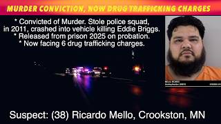 Crookston Man Convicted Of Murder, Released, Now Facing Drug Trafficking Charges
