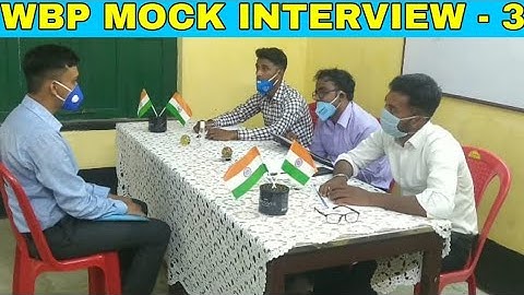 Wbp Mock Interview -3, by coaching guruji Abhijit sir, best mock interview for wbp constabale exam,