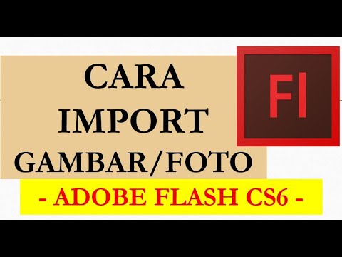 Video: Bagaimana cara mengimpor gambar ke Adobe Flash?