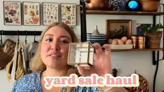 Cottage yard sale haul | dark academia office update