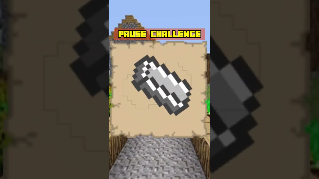 Minecraft Iron Ingot Pause Challenge