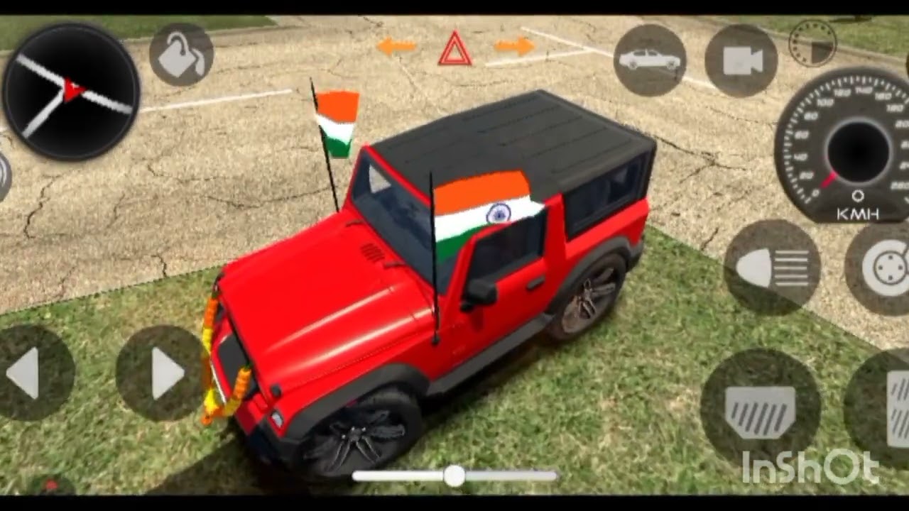 Thar modified car lovers 😍🥰 indian car simulator 3D game 