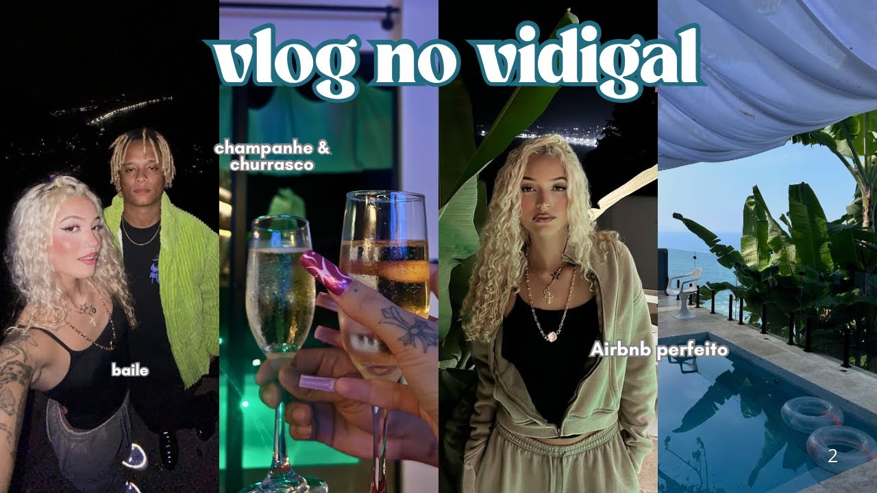 VLOG: FIM DE SEMANA NO VIDIGAL, AIRBNB PERFEITO, ROLÉ A NOITE E RECEITAS