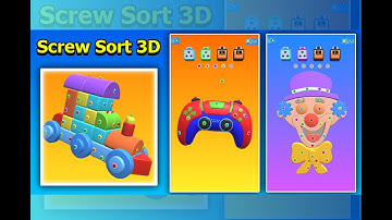 Screw Sort 3D Puzzle Game Unity Source Code