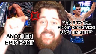 The MMA Guru RAGES watching Bautista hold José Aldo against the fence for 15 minutes and ROB him