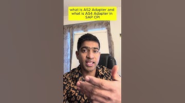 AS2 AS4 Adapter in SAP CPI #shorts #sapcpi #sap
